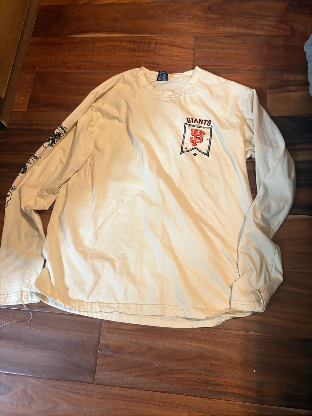 SF Giants x Harry Potter 2025 Night SGA Long Sleeve Shirt Adult S (591)